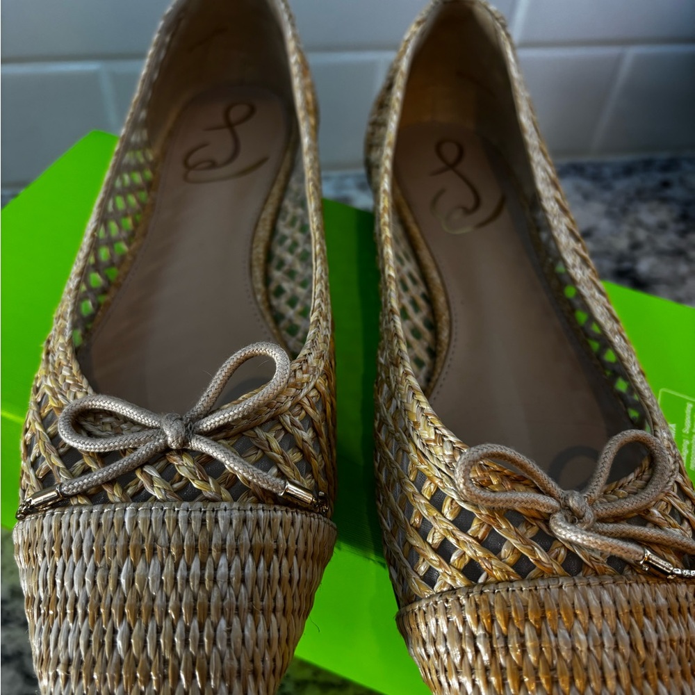 Sam Edelman Raffia Ballet Flat - Picture 3 of 7